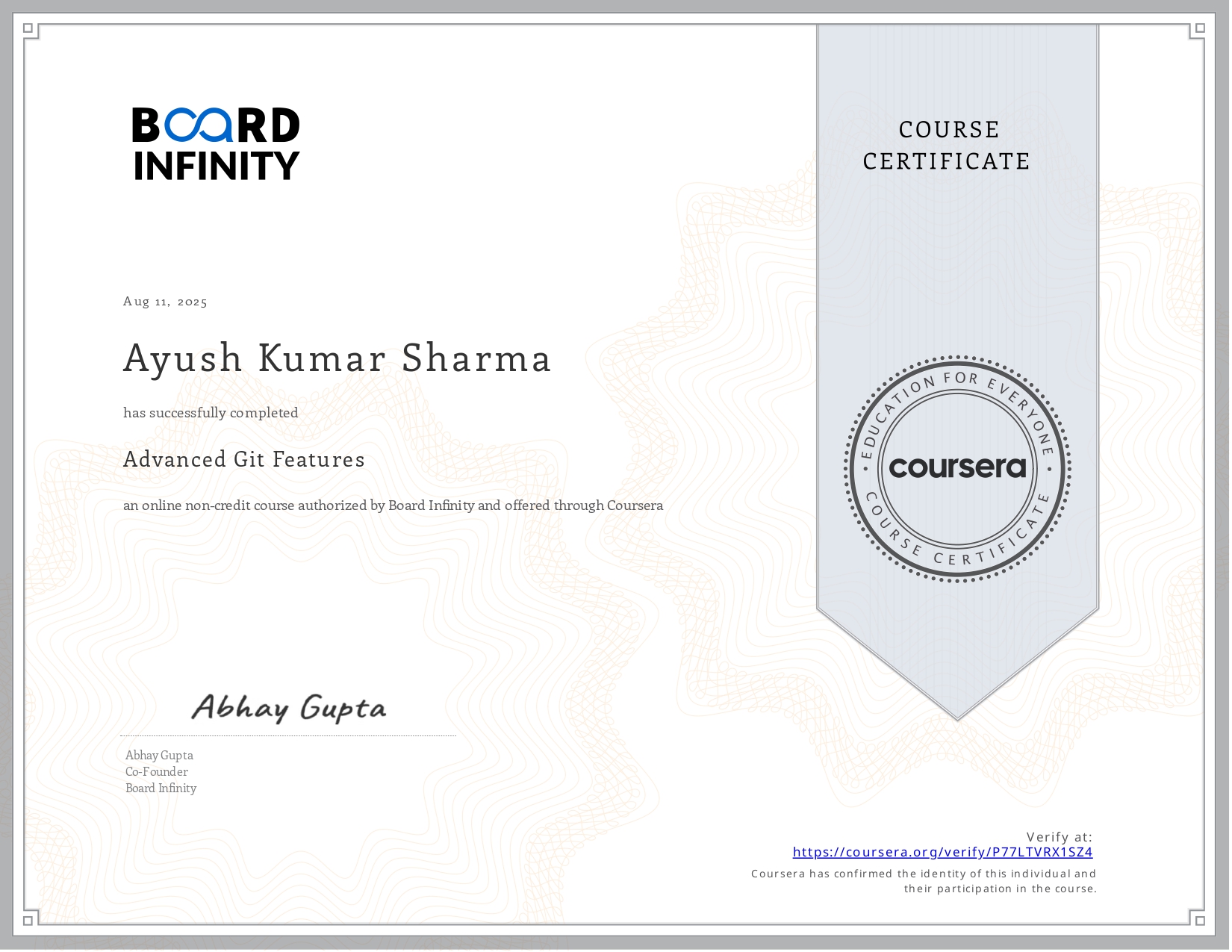 Git Certificate